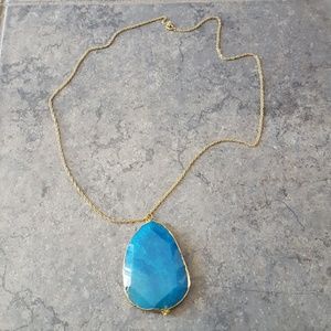 Blue Stone Necklace